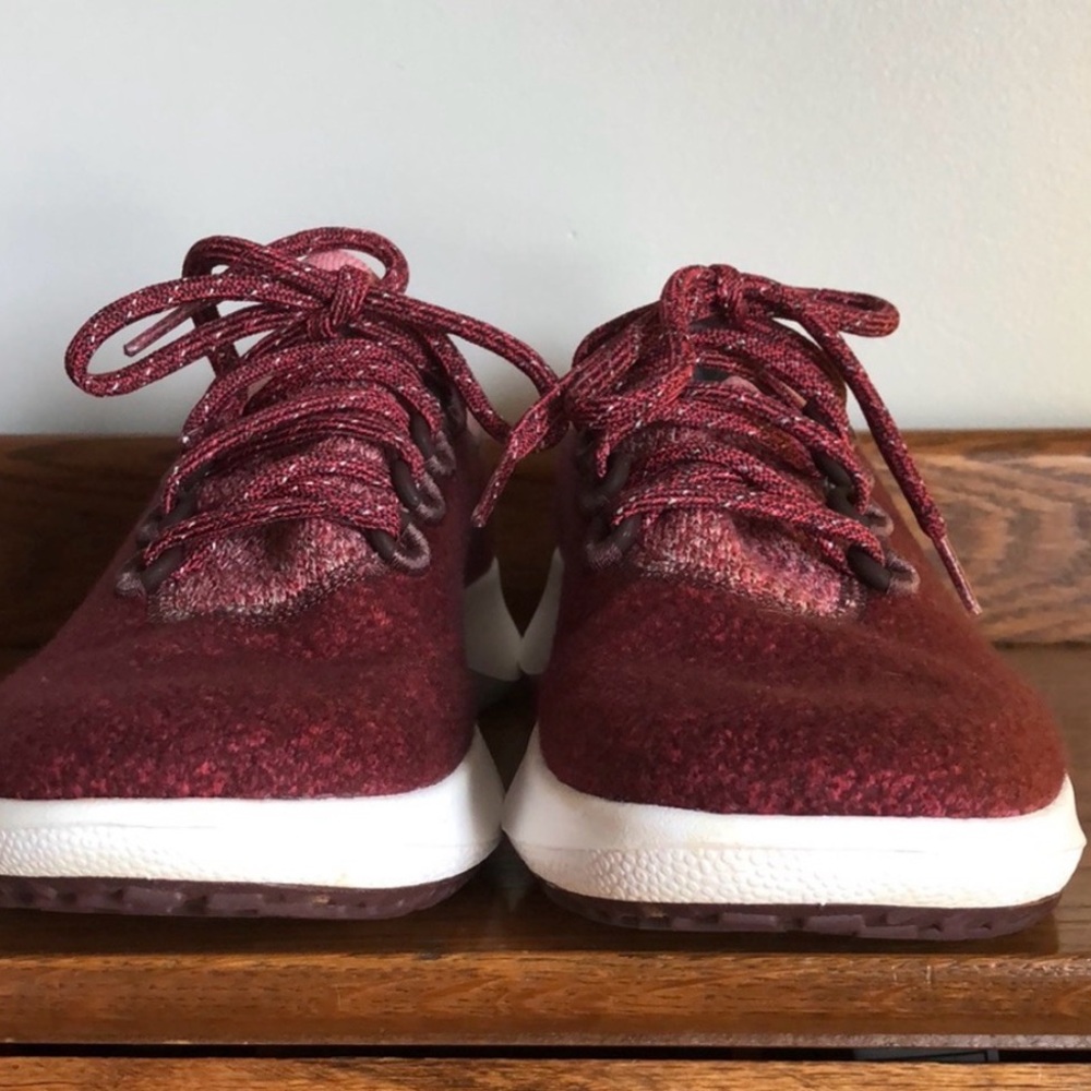 Allbirds Women's Athletic Shoes in Burgundy and Rose color! Like NEW! - Picture 5 of 8
